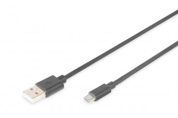 USB-A – Micro-B Anschlusskabel, 1,8m 