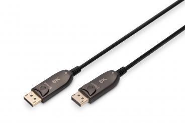 DisplayPort AOC Hybrid Glasfaserkabel, UHD 8K, 10 m 