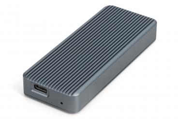 USB M.2 Festplattengehäuse, SSD, extern, NVMe , 20Gbps, USB 3.2 Gen2x2, Aluminium, inkl. Montagematerial 