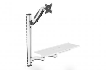 Arbeitsplatz (Monitor, Tastatur, Maus) Wandmontage 