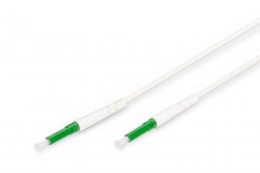 FTTH vorkonfektioniertes Dropkabel, einblasbar, Singlemode, 1 Faser, LC/APC, 10 m 