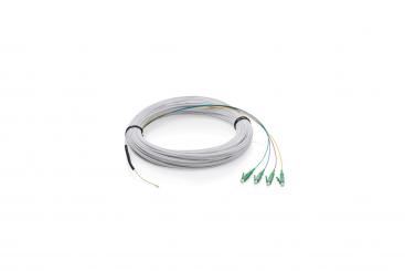 FTTH Drop Kabel, Singlemode, 4 Fasern, 4 LC/APC, 50 m 