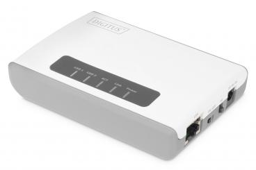 2-Port USB 2.0 Wireless Multifunktions-Netzwerk Server, 300 Mbps 