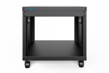 Universal 19-Zoll Equipment Rack mit Rollen, 8HE 