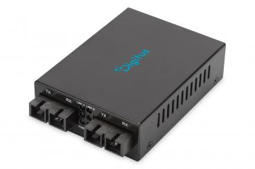 Fast Ethernet Multimode/Singlemode Medienkonverter SC/SC 