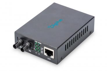 Gigabit Medienkonverter, RJ45 / ST 