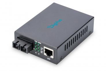 Gigabit Medienkonverter, RJ45 / SC 