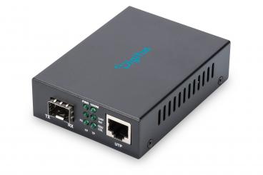 Gigabit Medienkonverter, RJ45 / SFP 