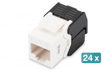 CAT 6 Keystone Modul, ungeschirmt - 24 Stk. 