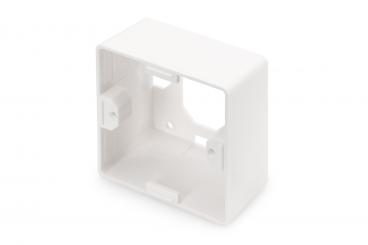 Aufputzrahmen für Keystone Leerdosen 80x80 mm, Deutscher Typ 