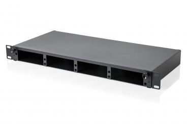 MPO/MTP Patchpanel für 4 Kassetten, 1U, unbestückt 