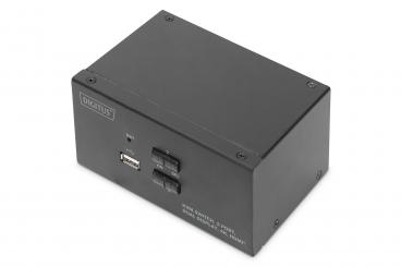 KVM-Switch, 2-Port, Dual-Display, 4K, HDMI® 