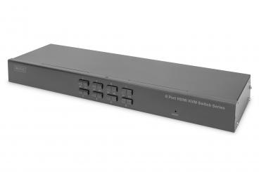 Desktop 8 Port HDMI KVM Switch Single View 