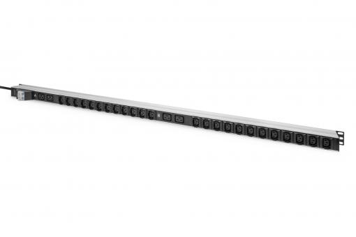 Basis IT PDU, 1-phasig 32A, 24 x C13, 4 x C19, 3 m Zuleitung, IEC 60309 32 A Stecker 